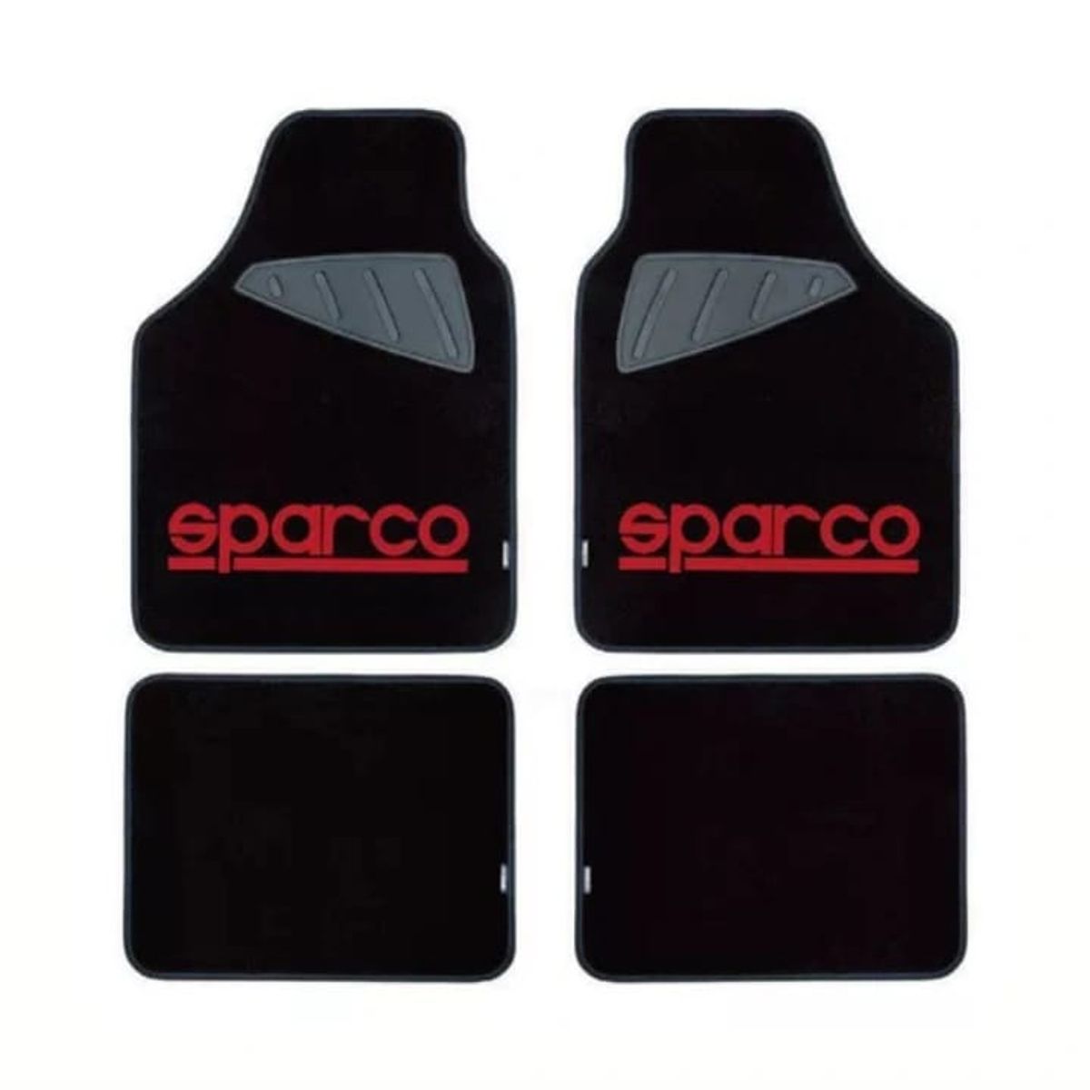 GENERICO - Tapete Piso Alfombra Sparco 4 Piezas Universal Original