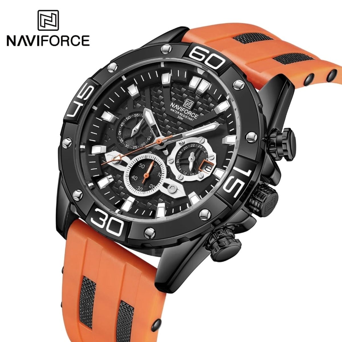 NAVIFORCE - Reloj Naviforce 8019T Naranja para Caballero