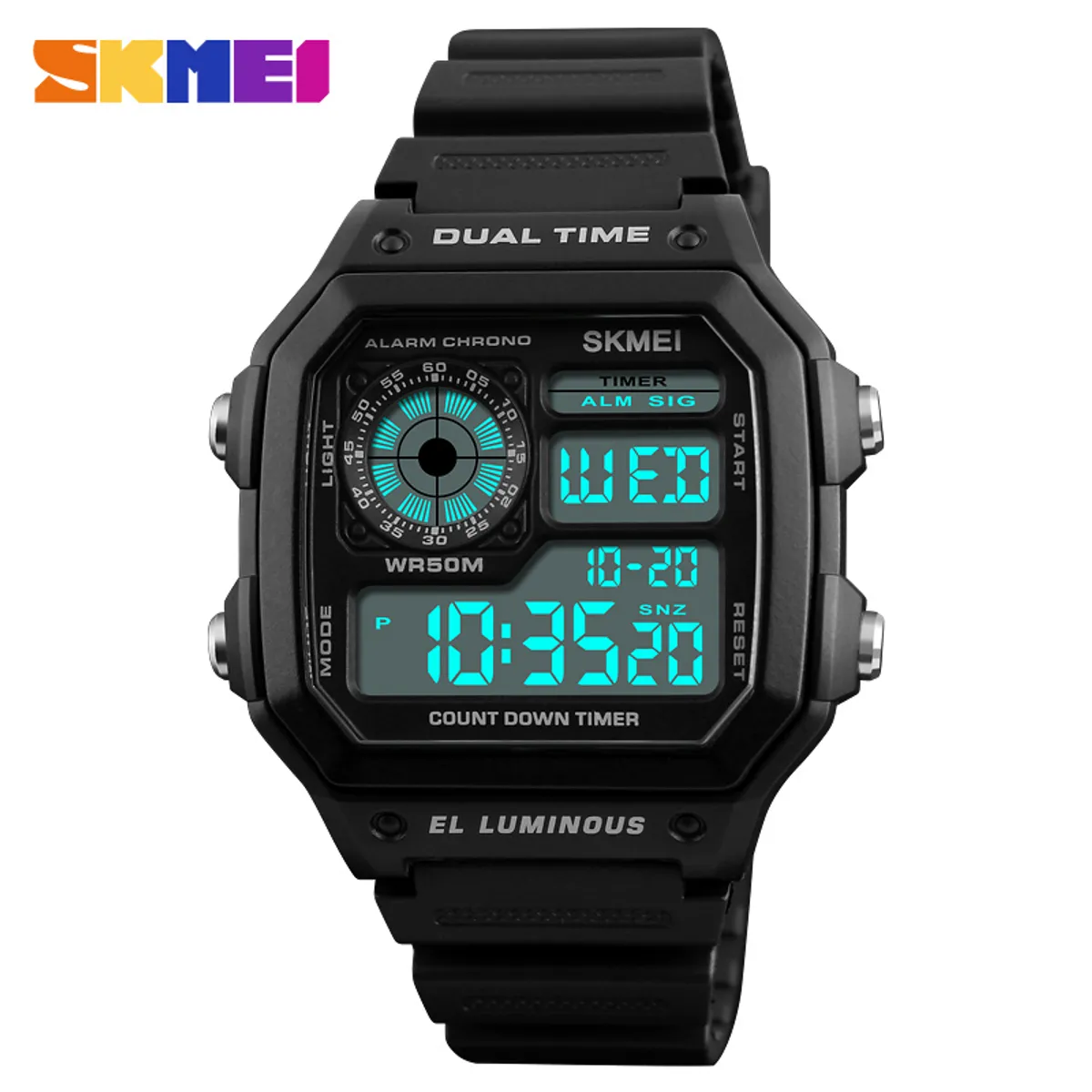 SKMEI - Reloj Skmei 1299 Negro Correa negra