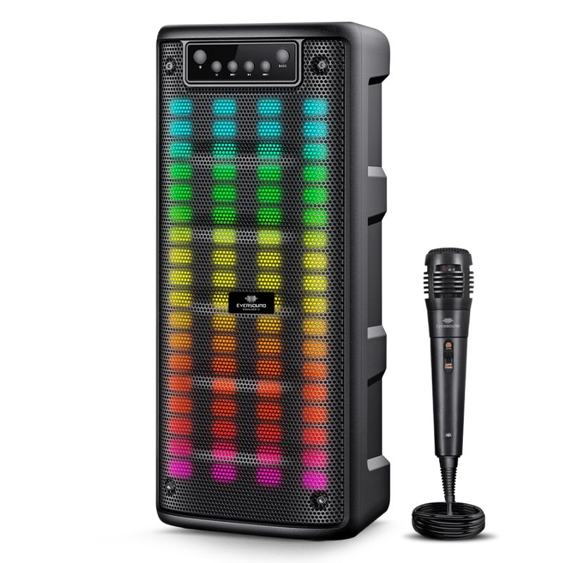 EVERSOUND - Parlante Eversound Equalizer 6" x 2 EV 5013 Bluetooth RGB