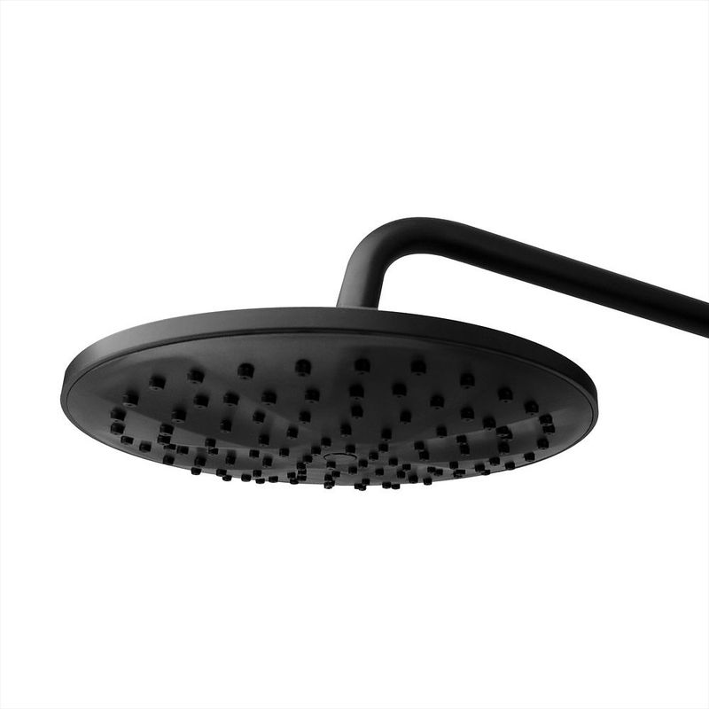 GENERICO - Ducha Redonda Abs 22cm + Brazo 40 Cm acero inoxidable