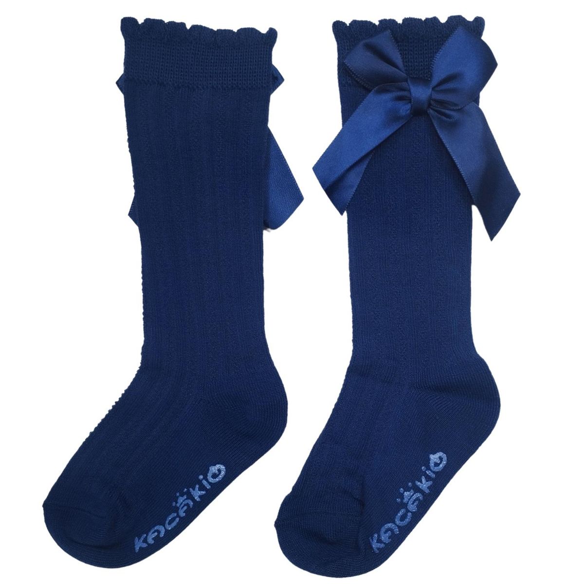GENERICO - Medias largas - Lazo - Azul oscuro