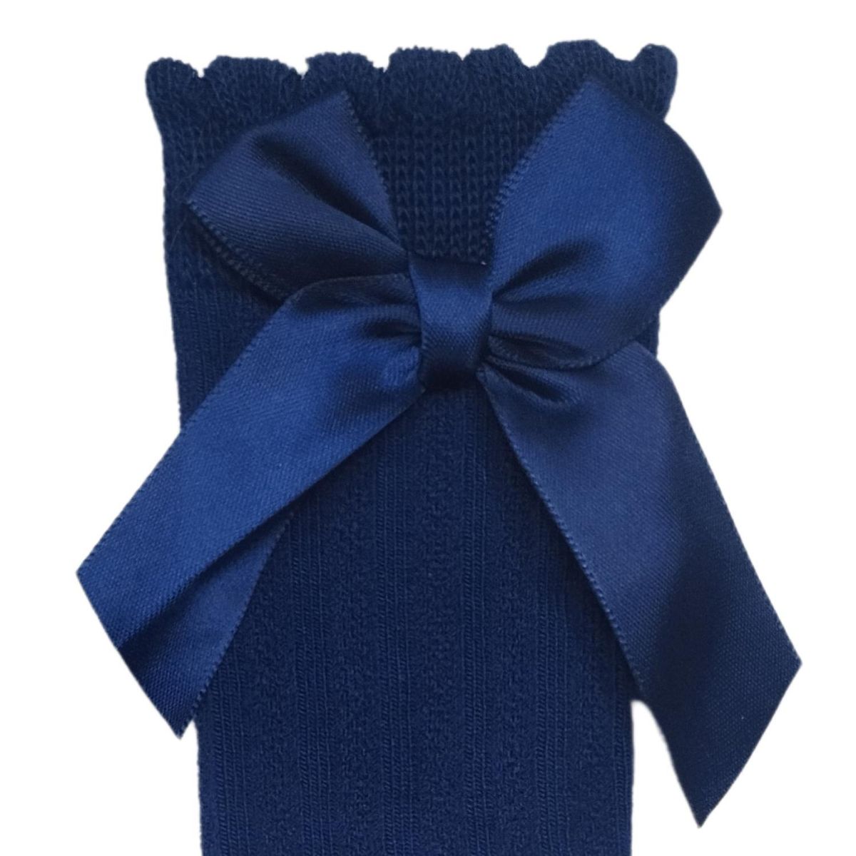 GENERICO - Medias largas - Lazo - Azul oscuro