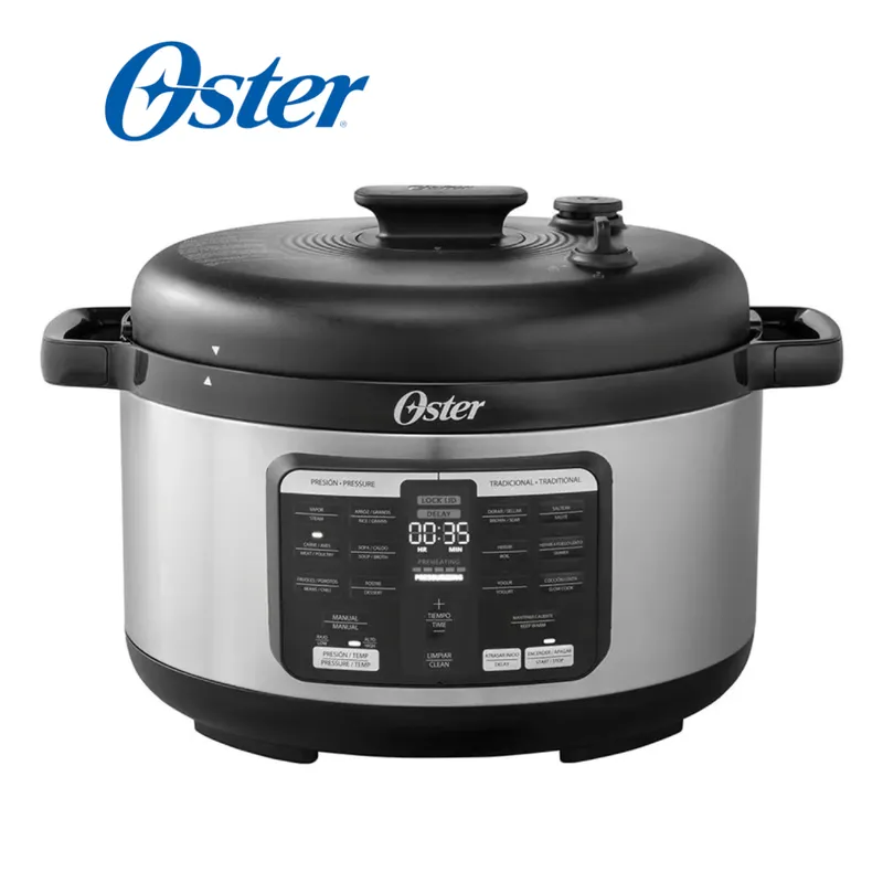 OSTER - Multi Olla Ovalada Oster 15 Funciones CKSTPCECOV57 Acero 1000 watts