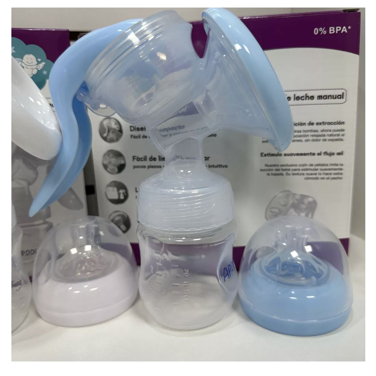 GENERICO - Extractor De Leche Manual 2 en 1 Apool