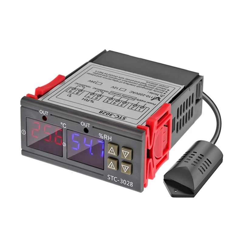 GENERICO - Termostato STC 3028 Humedad y Temperatura