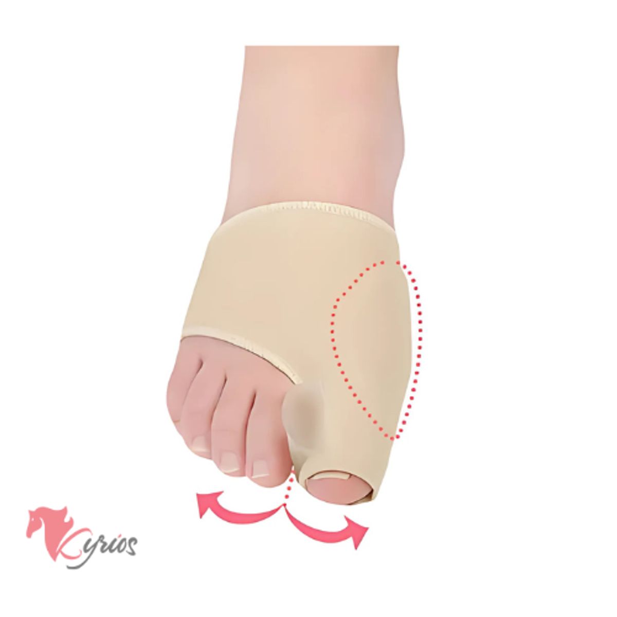 NO LOGO - Corrector De Juanetes Con Funda