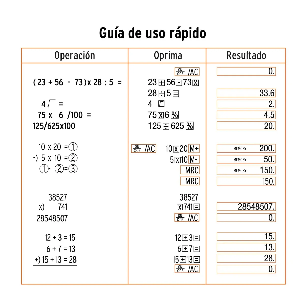 Truper - Calculadora de escritorio 19 cm, Truper
