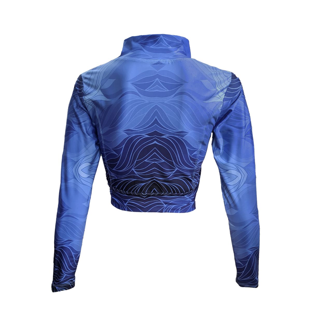 GENERICO - Crop Top Deportivo Manga Larga