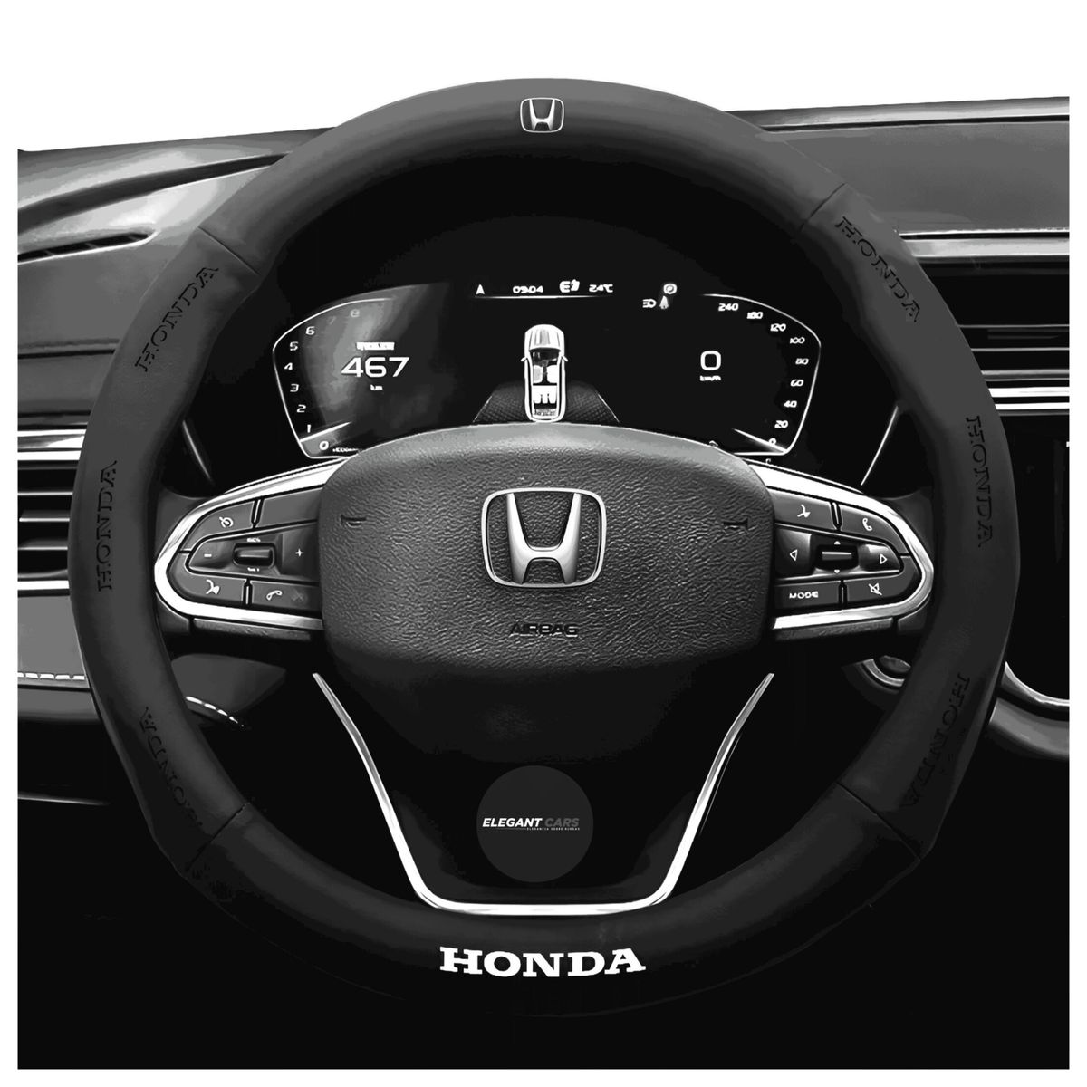 JET - Funda De Volante Premiun Honda Negro