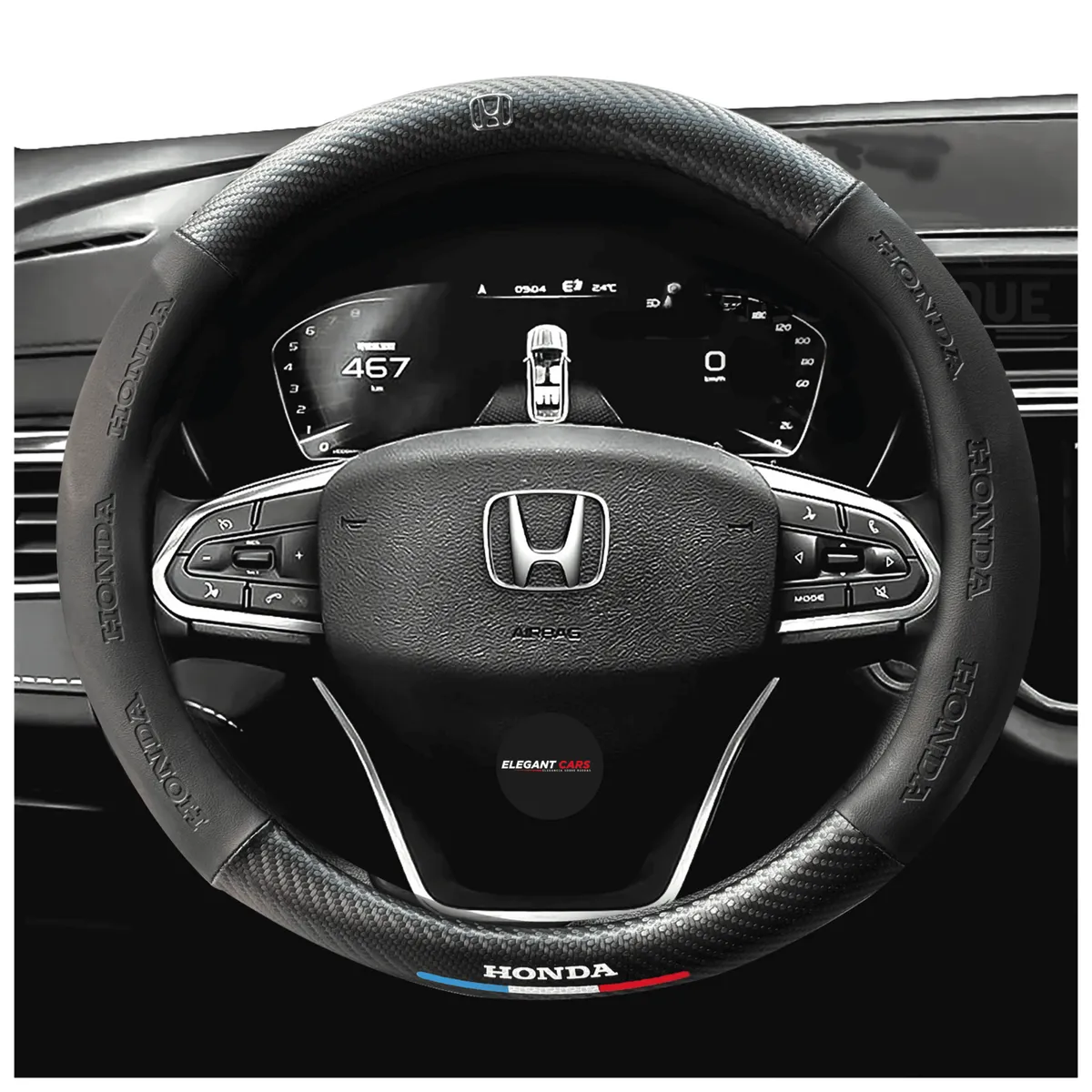 JET - Funda De Volante Premiun Con Fibra Honda