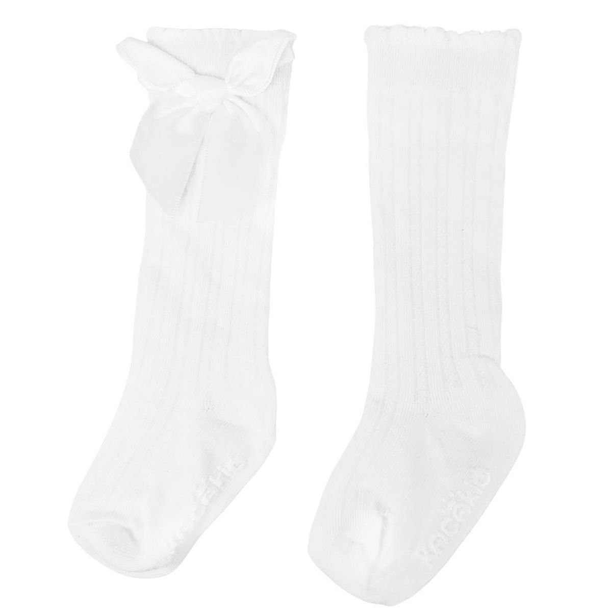 GENERICO - Medias largas - Lazo - Blanco