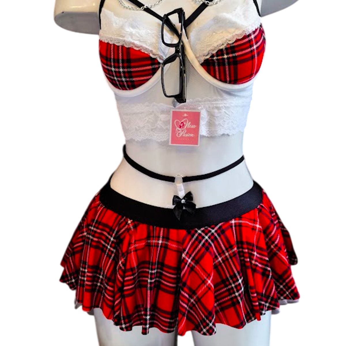 GENERICO - LENCERIA DISFRAZ COLEGIALA SEXY