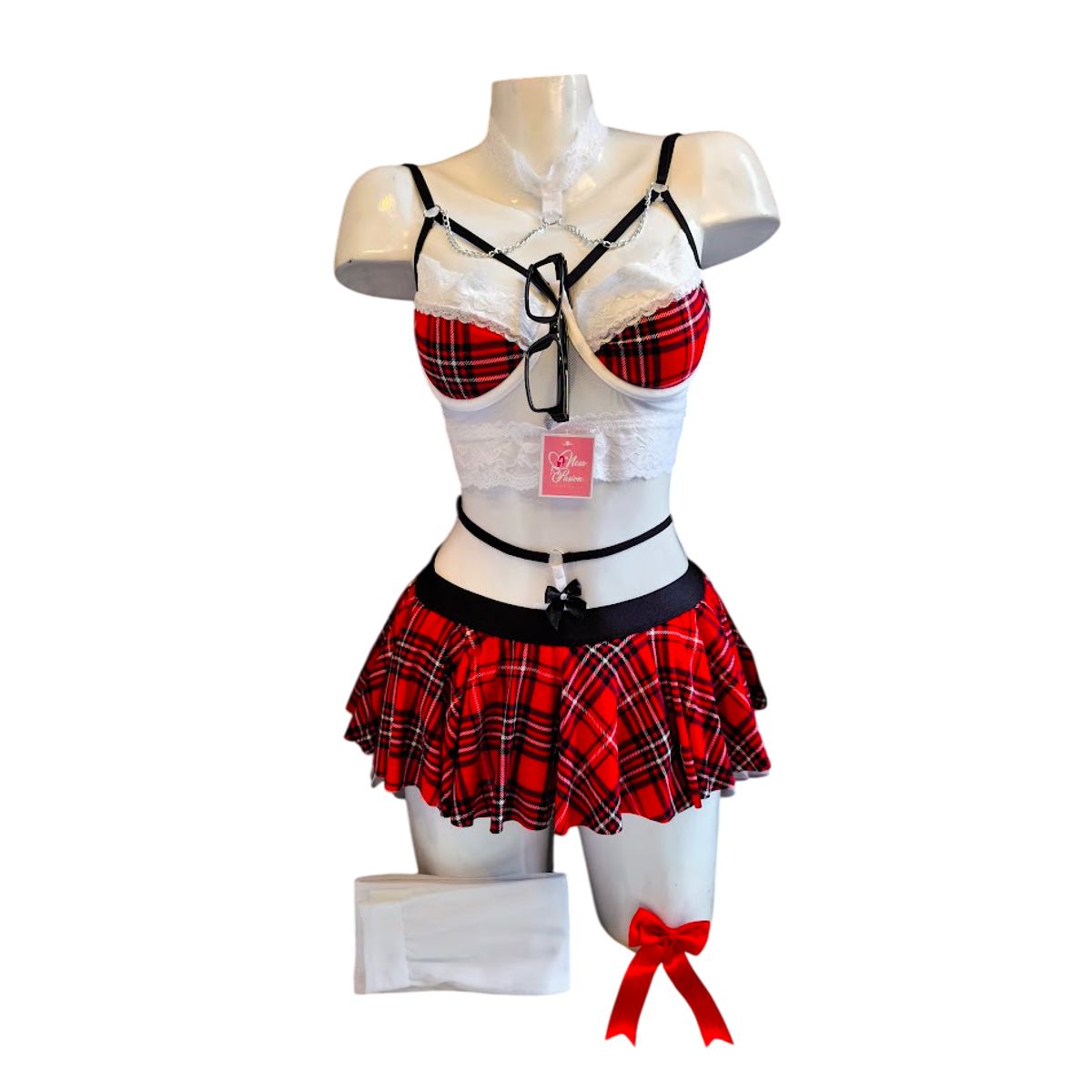 GENERICO - LENCERIA DISFRAZ COLEGIALA SEXY