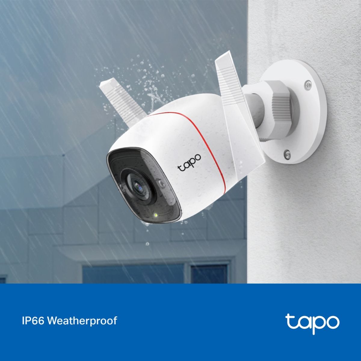 TP LINK - TP-LINK TAPO C310 Cámara de Seguridad WIFI 3MP 2K Exteriores Alexa