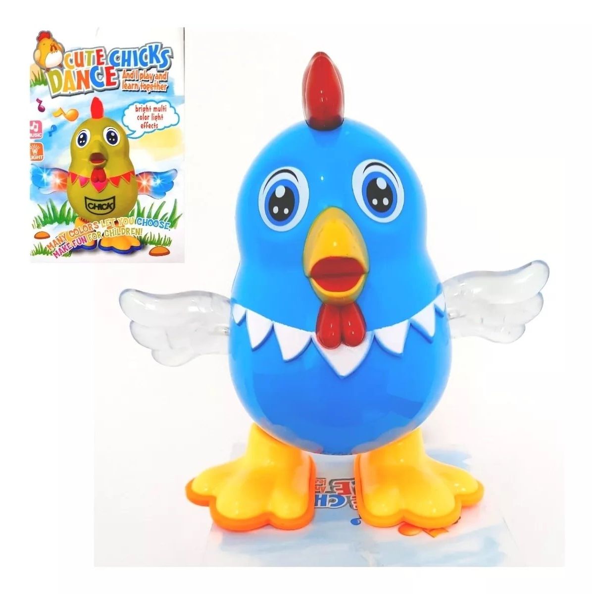 GENERICO - Gallina Pintadita Bailarina Musical con Luces