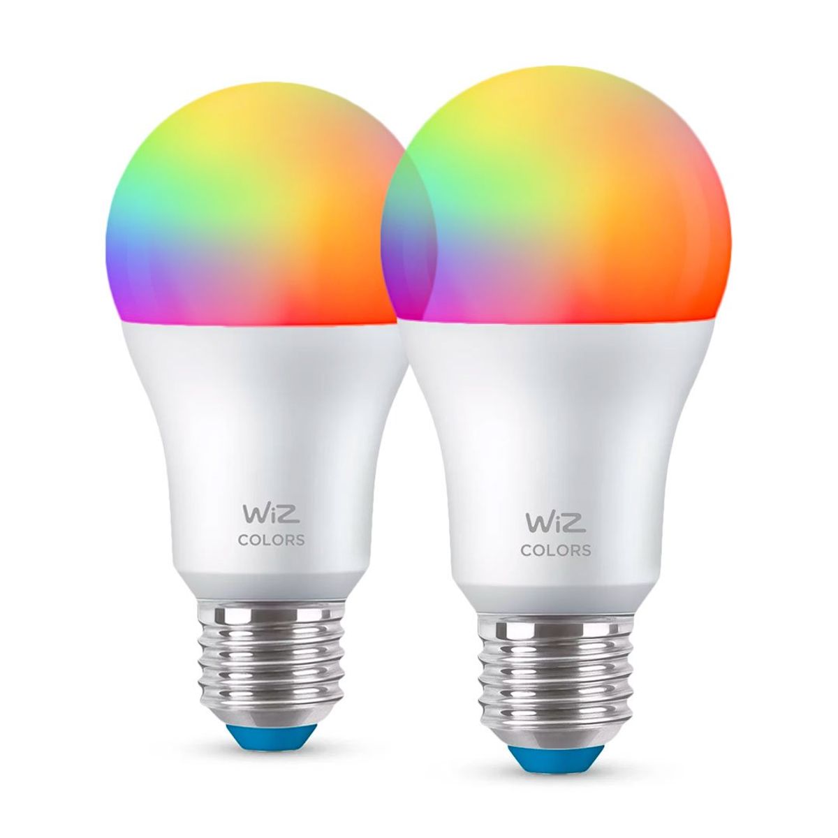 WIZ - Wiz Pack 2 Foco Led Inteligente Wifi Color Rgb A60 E27 8w