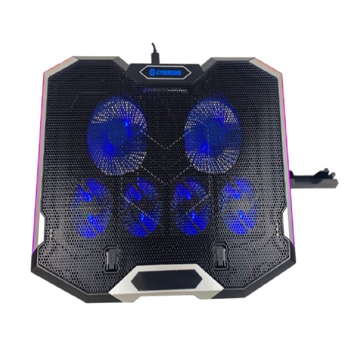 CYBERCOOL - Cooler RGB Gamer Hasta 17 Con Soporte para Movil Ha-k9