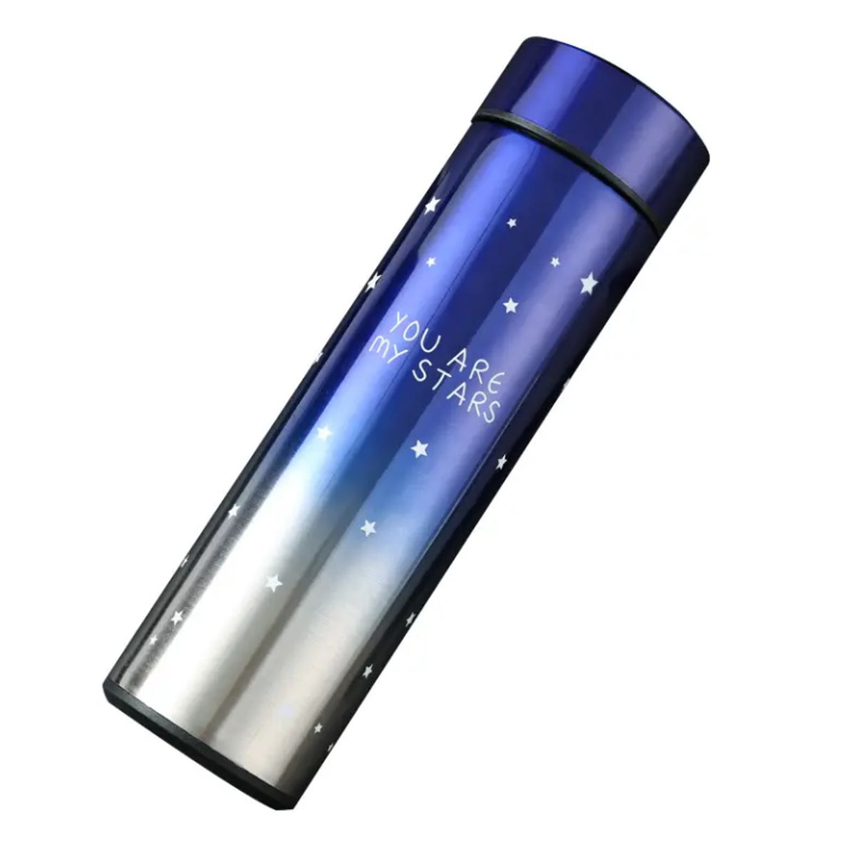 GENERICO - Termo Digital de 500 Ml Diseño Estrellas - Azul