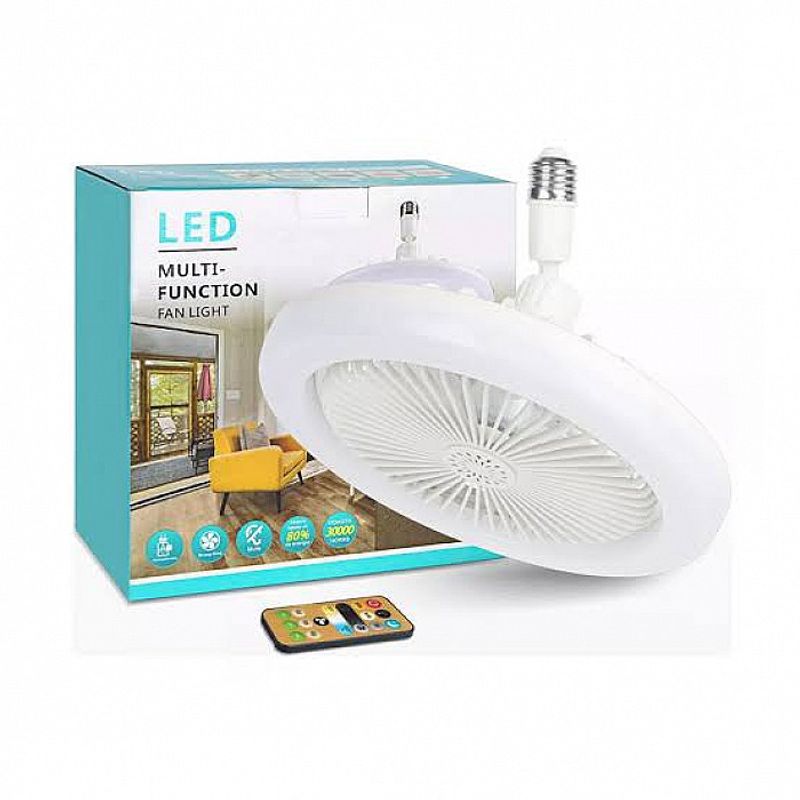 GENERICO - Foco Led Ventilador Techo 60 W + Control