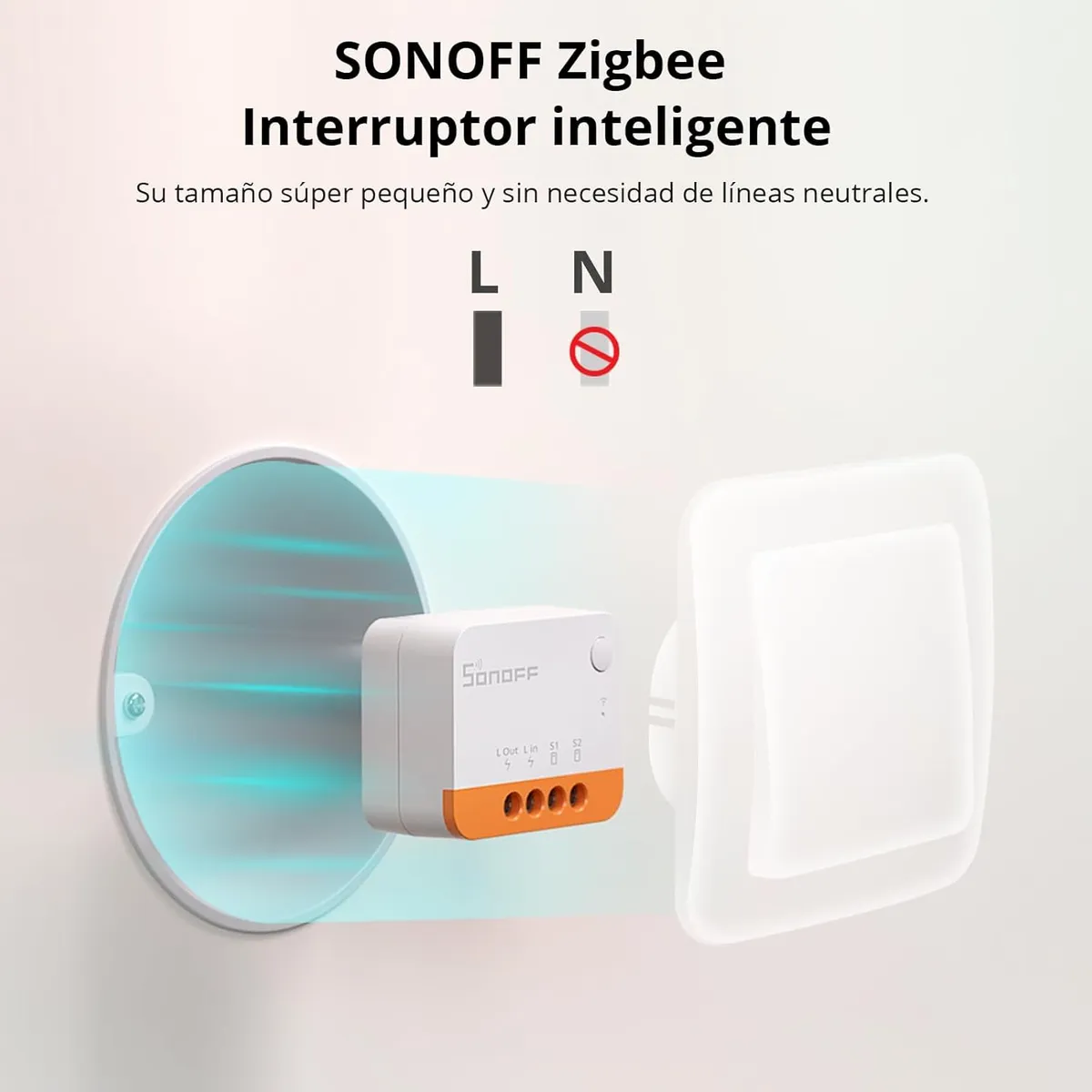 SONOFF - Interruptor Inteligente Zigbee Sonoff ZBMINIL2 Sin Neutro
