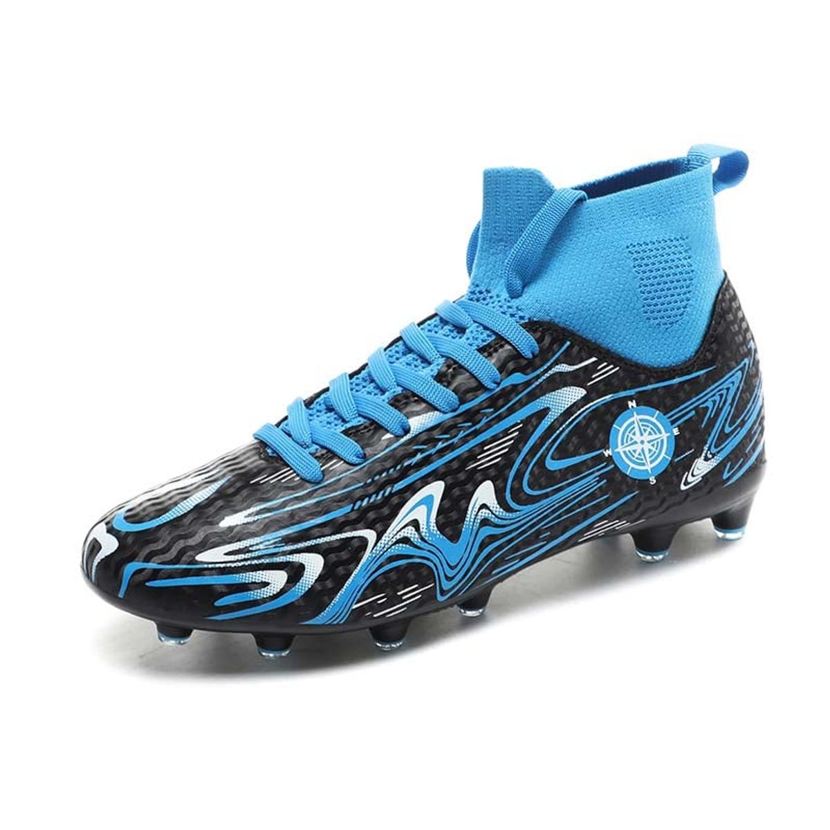 SHANDIAN - Zapatillas de Fútbol Hombre FG zapatos hombre Azul