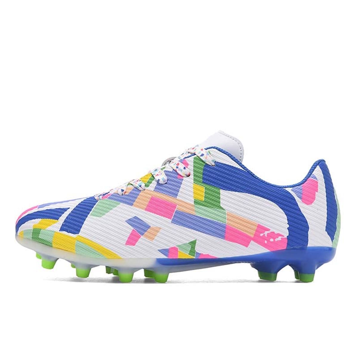 SHANDIAN - Zapatillas de Fútbol Hombre FG zapatos hombre Blanco