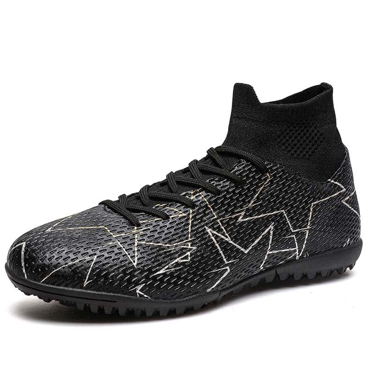 SHANDIAN - Zapatillas de Fútbol Hombre TF zapatos hombre Negro