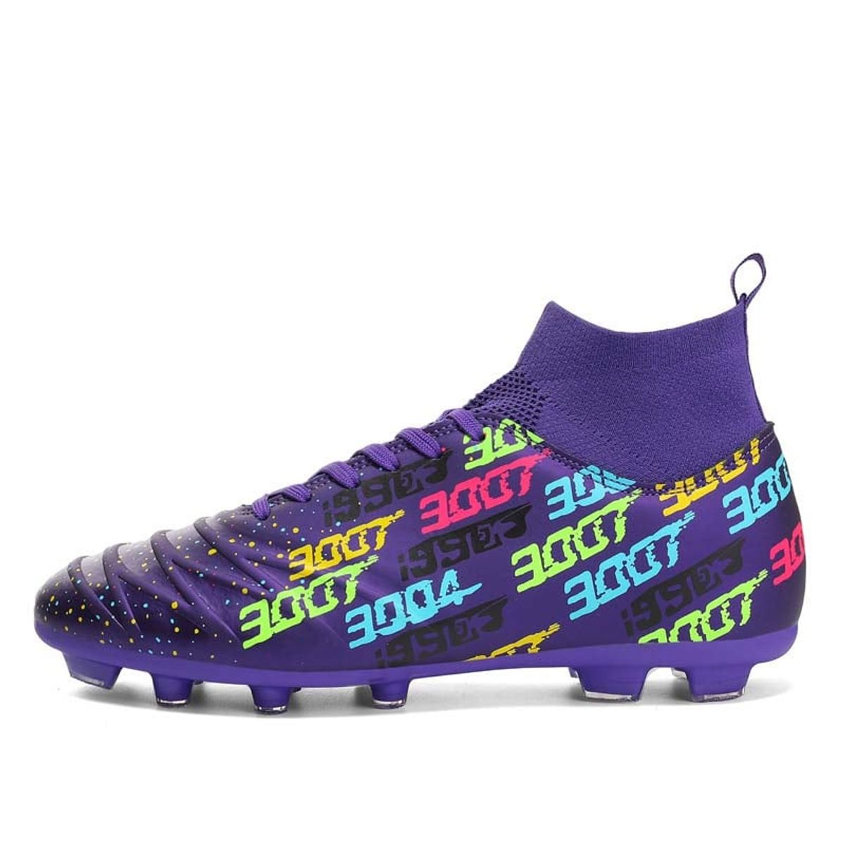SHANDIAN - Zapatillas de Fútbol Hombre FG zapatos hombre Violeta