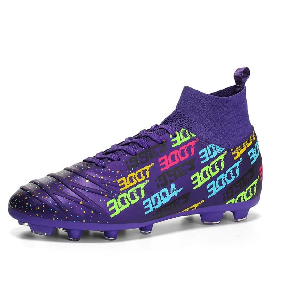 SHANDIAN - Zapatillas de Fútbol Hombre FG zapatos hombre Violeta