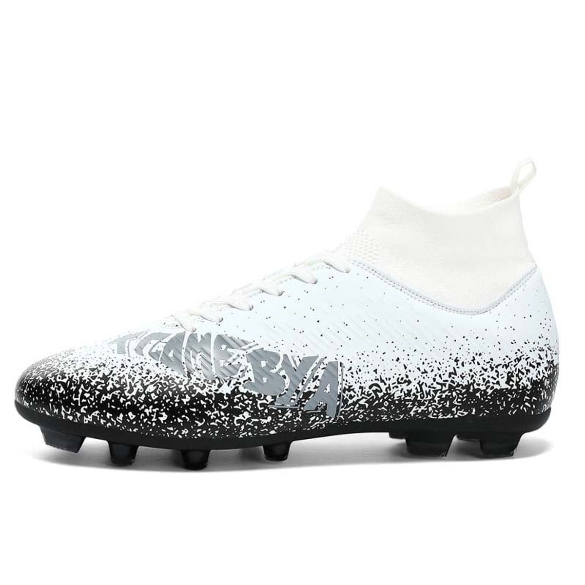 SHANDIAN - Zapatillas de Fútbol Hombre FG zapatos hombre Blanco