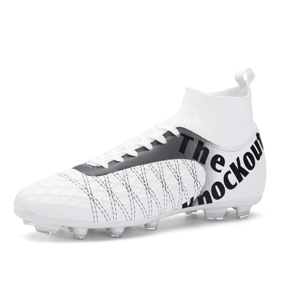 SHANDIAN - Zapatillas de Fútbol Hombre FG zapatos hombre Blanco