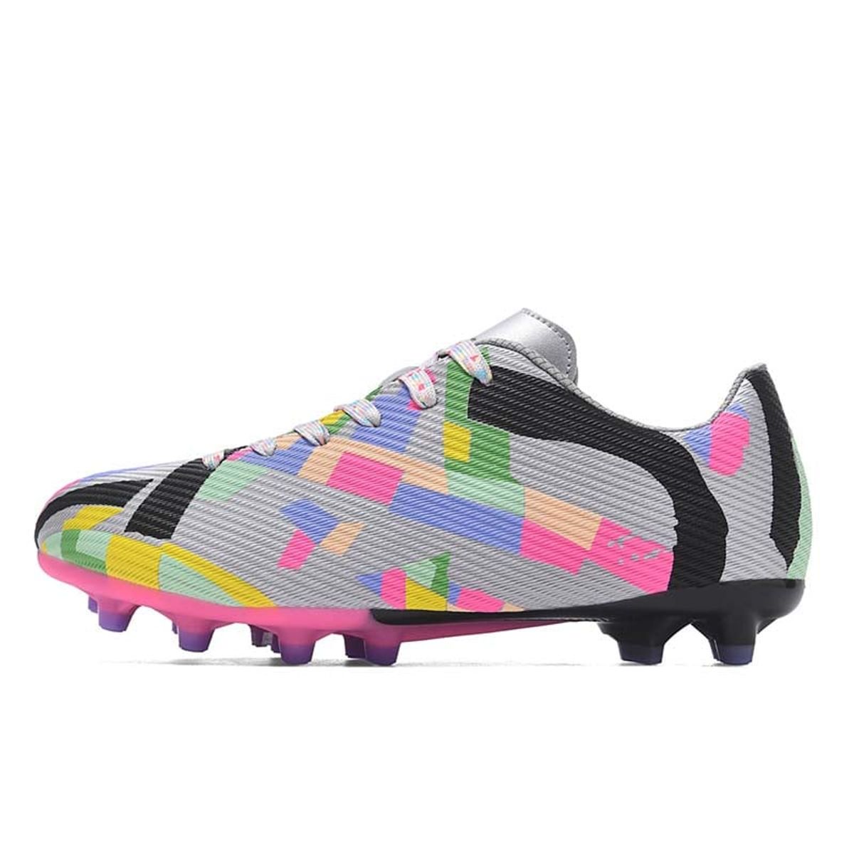 SHANDIAN - Zapatillas de Fútbol Hombre FG zapatos hombre Plata