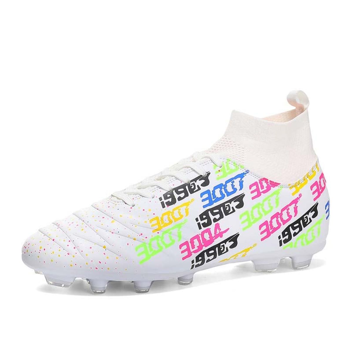 SHANDIAN - Zapatillas de Fútbol Hombre FG zapatos hombre Blanco