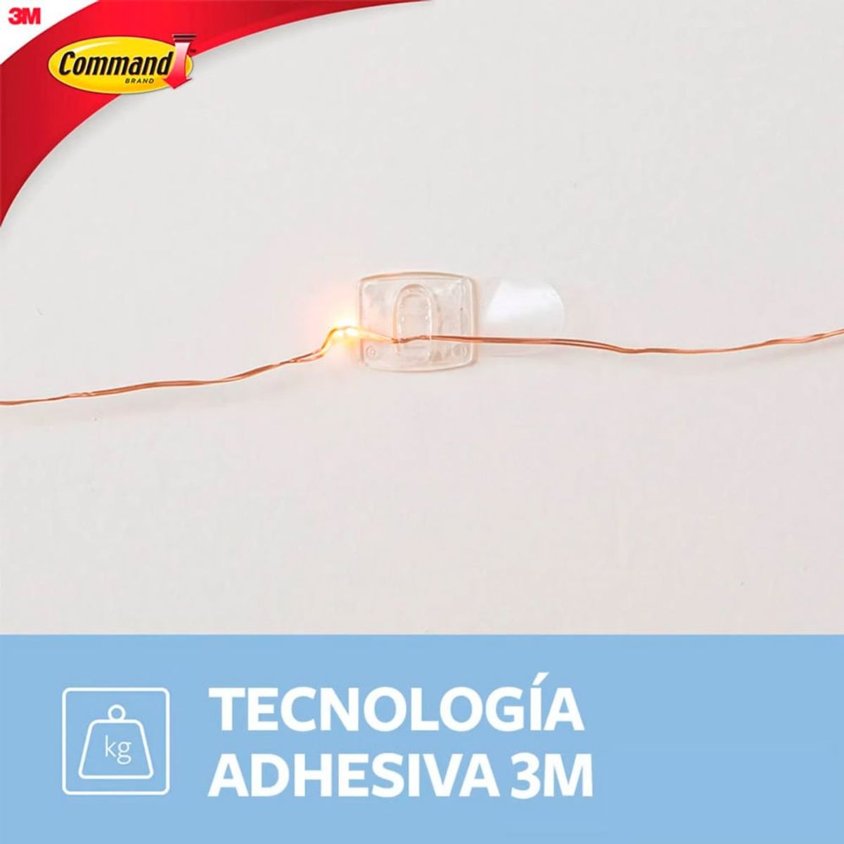 MARCA - Ganchos Command Decorativos Clear 17026