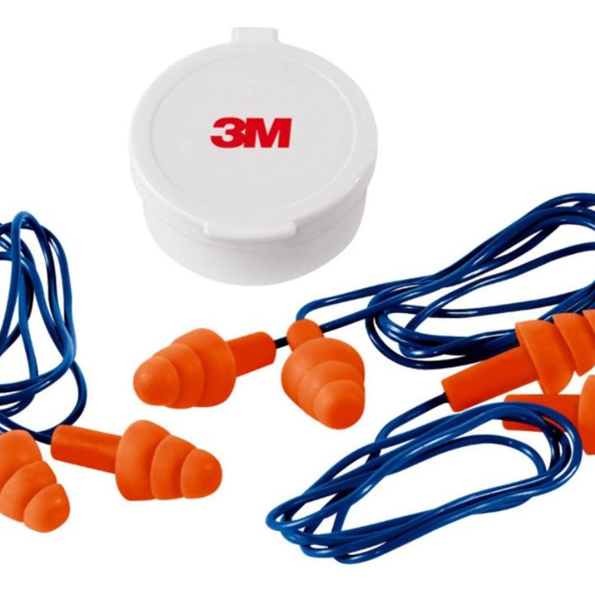 3M - Pack X2 Tapones 3M Para Los Oídos Reutilizables 90716H3-Dc