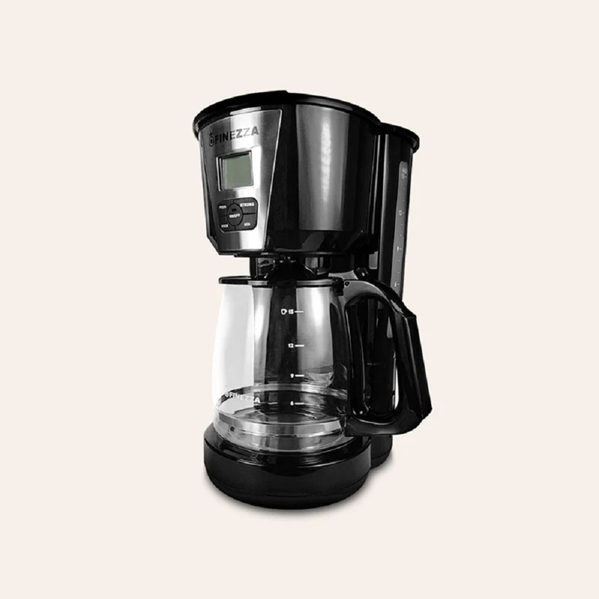 FINEZZA - Cafetera Digital FINEZZA 1.25 L CK-668DI NEGRO