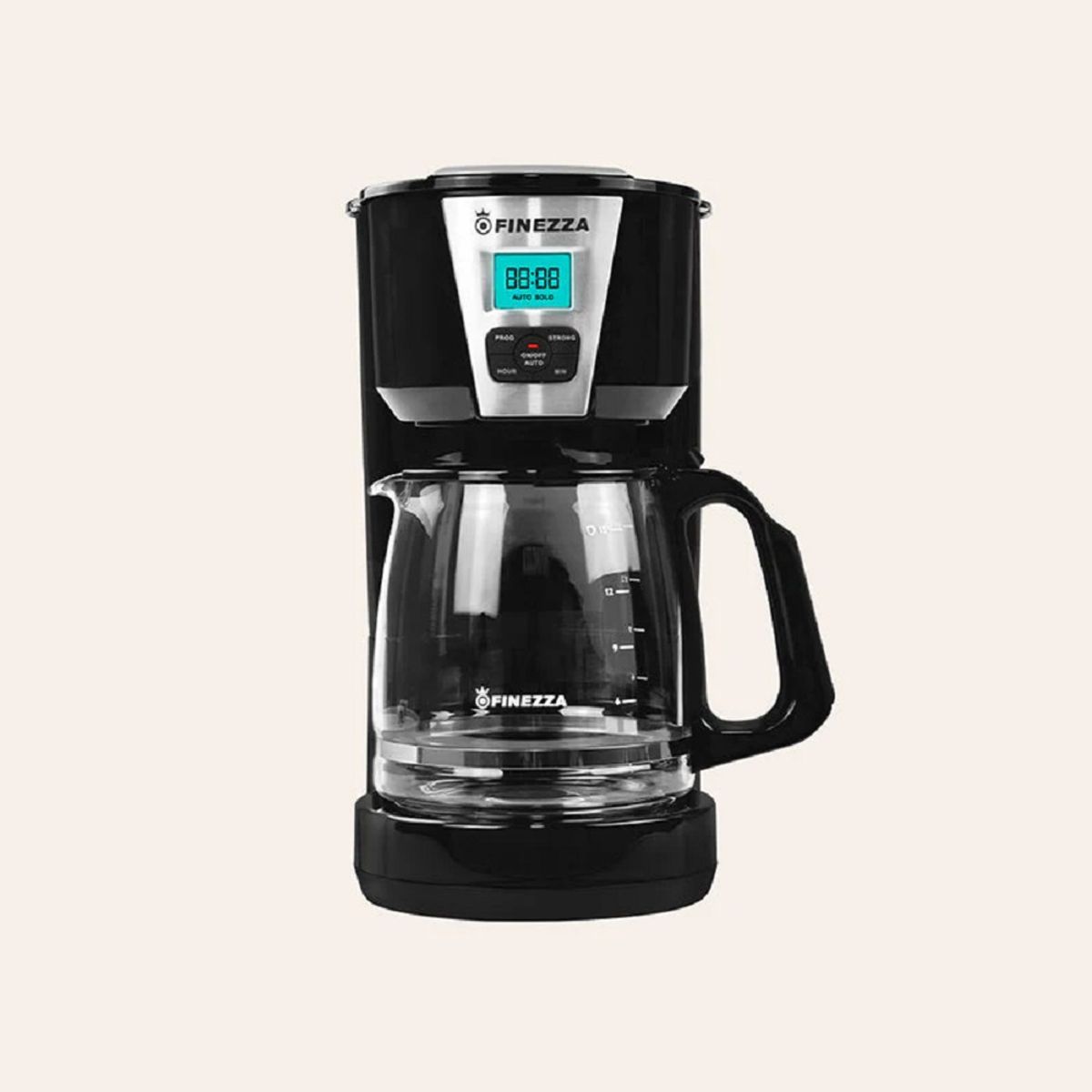 FINEZZA - Cafetera Digital FINEZZA 1.25 L CK-668DI NEGRO
