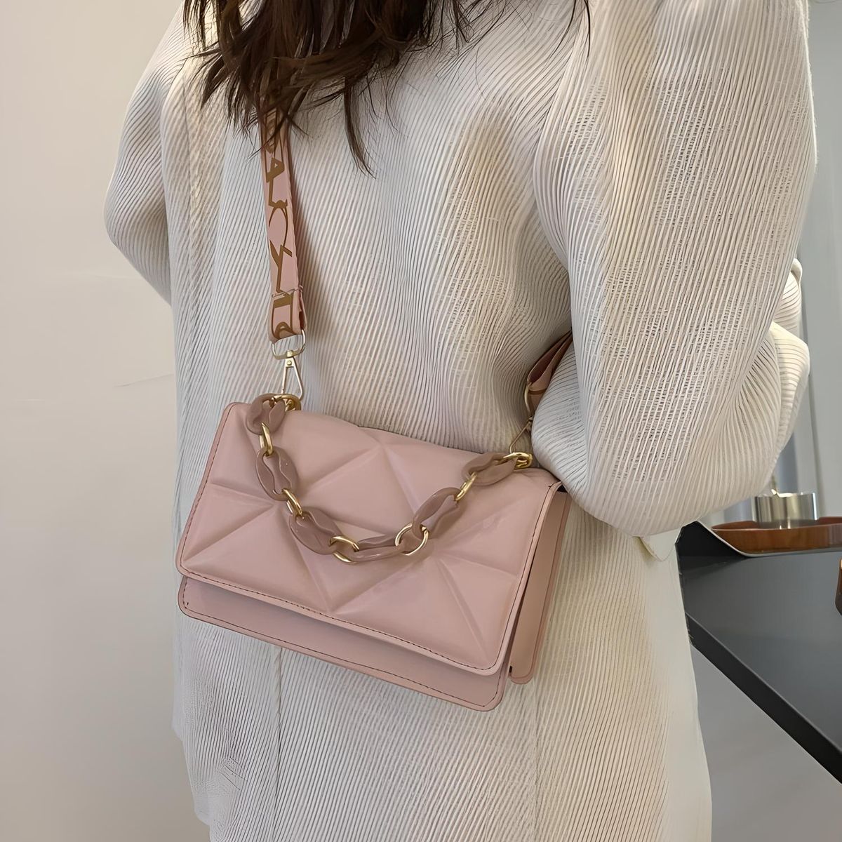 GENERICO - CARTERA BOLSO DE MANO DE FIESTA NOCHE MORRAL TOTE BAG