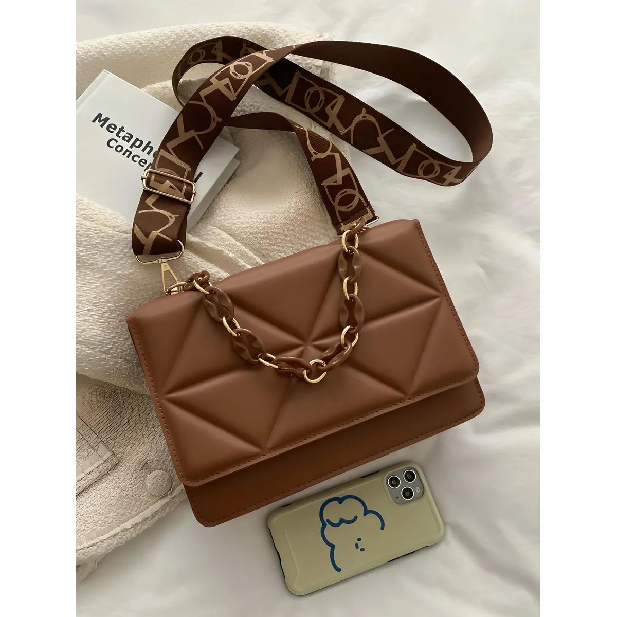 GENERICO - CARTERA BOLSO DE MANO DE FIESTA NOCHE MORRAL TOTE BAG