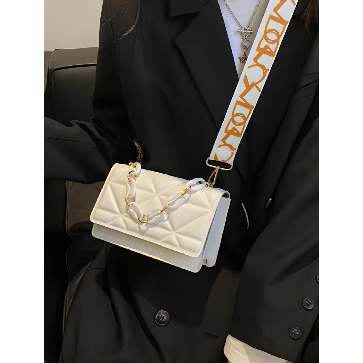 GENERICO - CARTERA BOLSO DE MANO DE FIESTA NOCHE MORRAL TOTE BAG