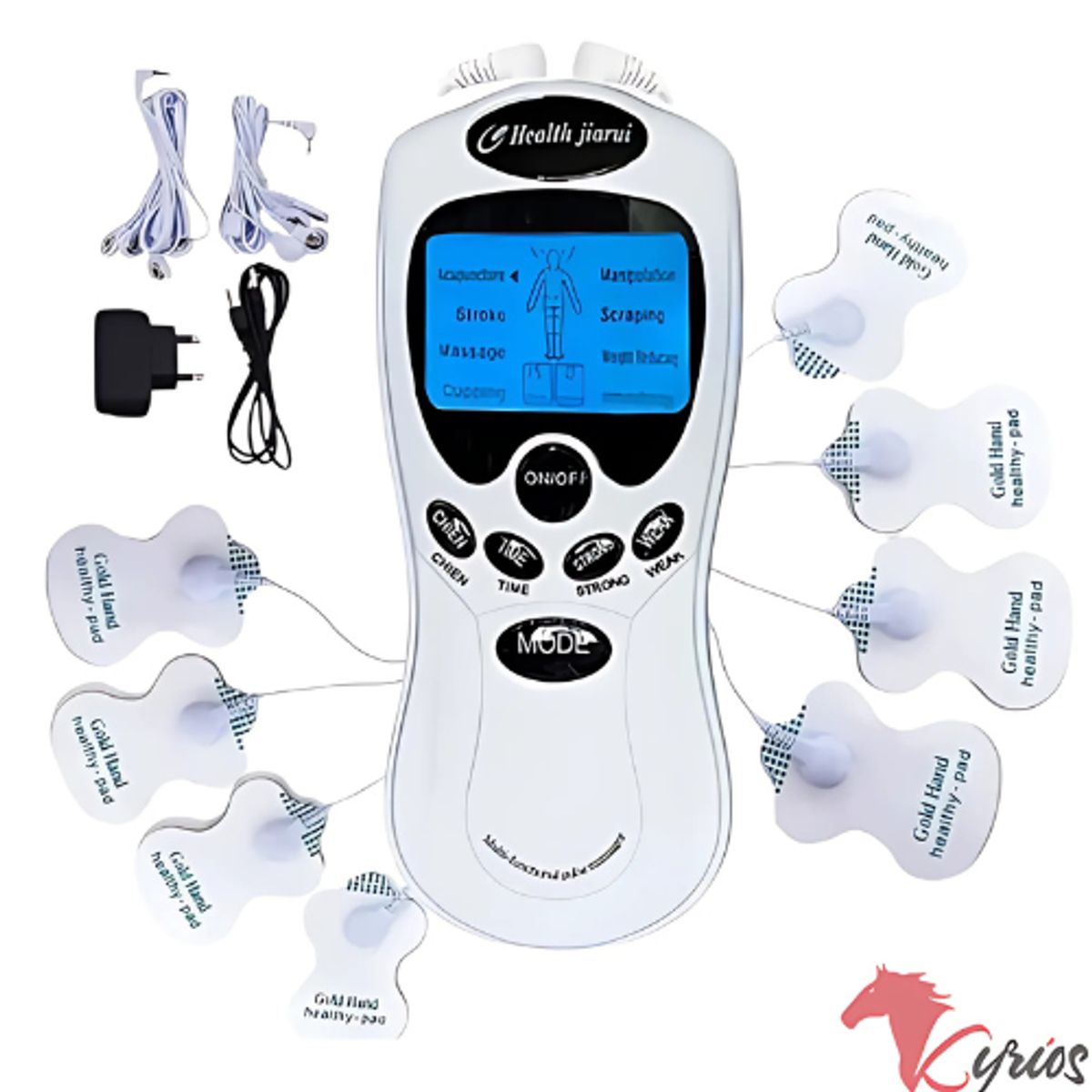 NO LOGO - ELECTRO DISPOSITIVO DE 8 PARCHES PARA ALIVIAR DOLOR