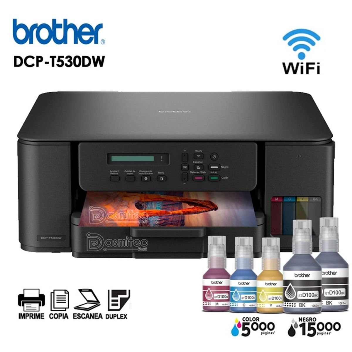 BROTHER - Impresora Brother DCPT530DW Multif Dúplex Wifi