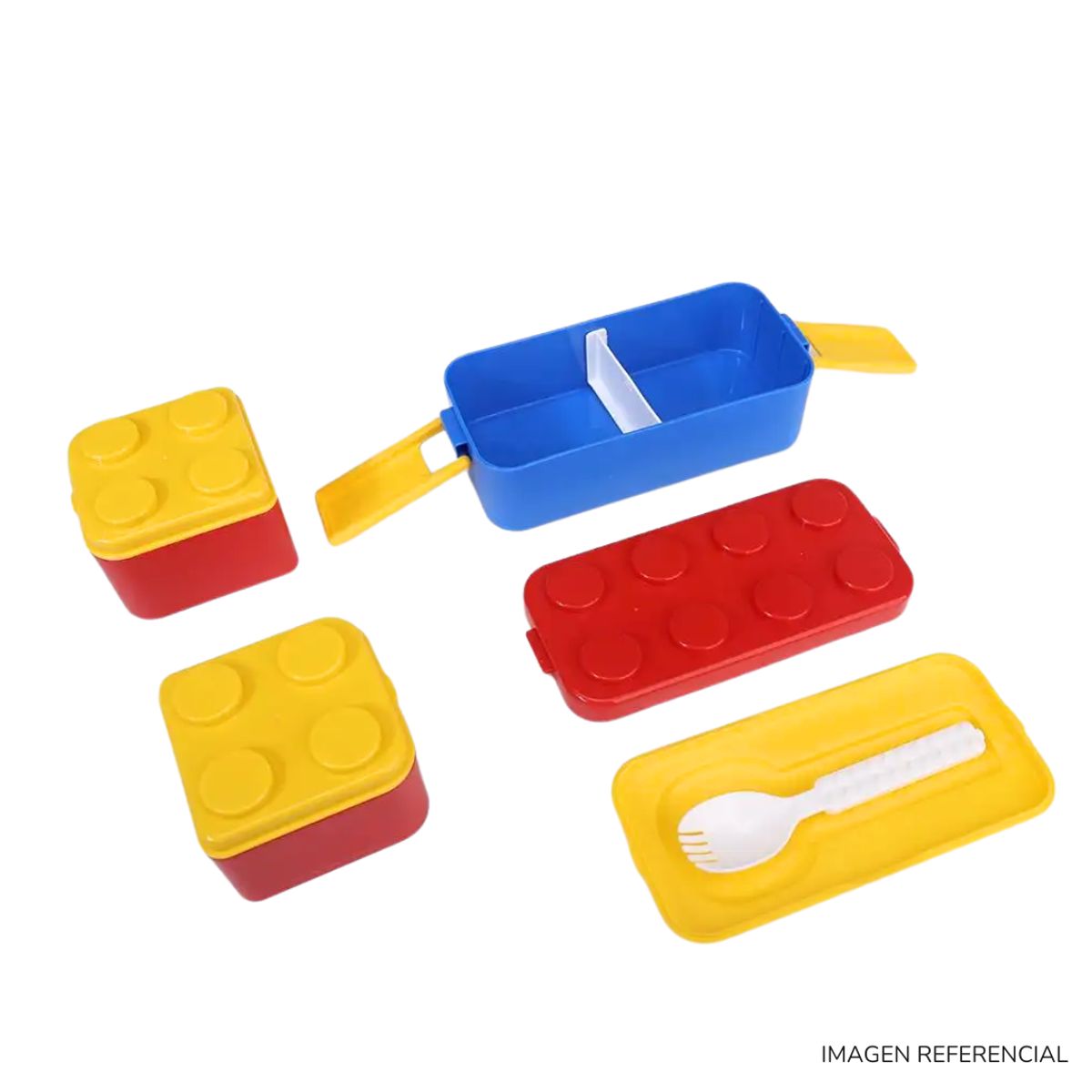 INSPIRA MARKET - Set de Táper Lego Lonchera