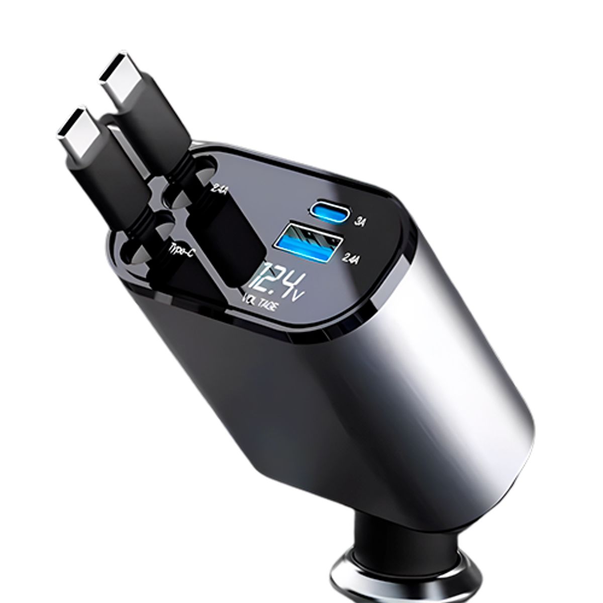 GENERICO - CARGA RAPIDA  120W DE COCHE 4 EN 1