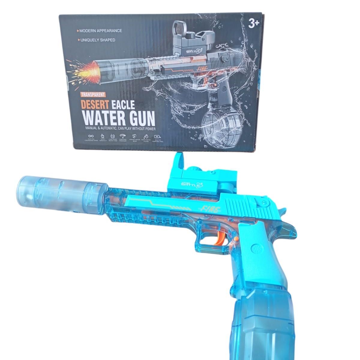 GENERICO - Pistola de Agua Eléctrica Automática con Luces