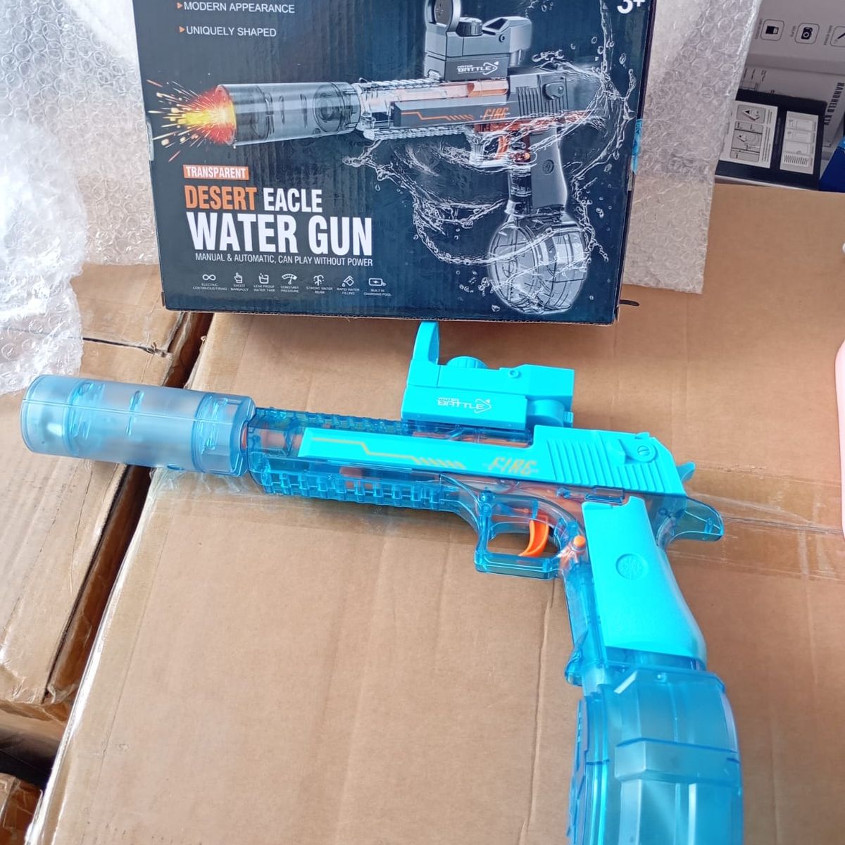 GENERICO - Pistola de Agua Eléctrica Automática con Luces