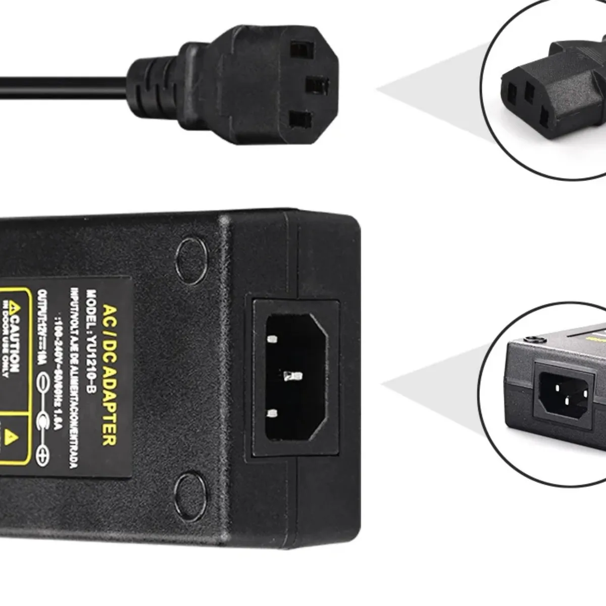 GENERICO - Adaptador Transformador 12v 5a Fuente De Poder