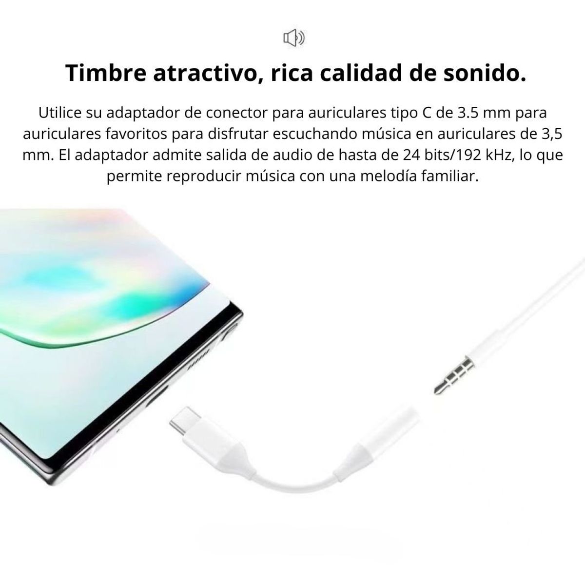 OEM - Adaptador de Audio BOSSNEY USB Tipo C a Jack 3.5 mm Calidad BS-H9527C