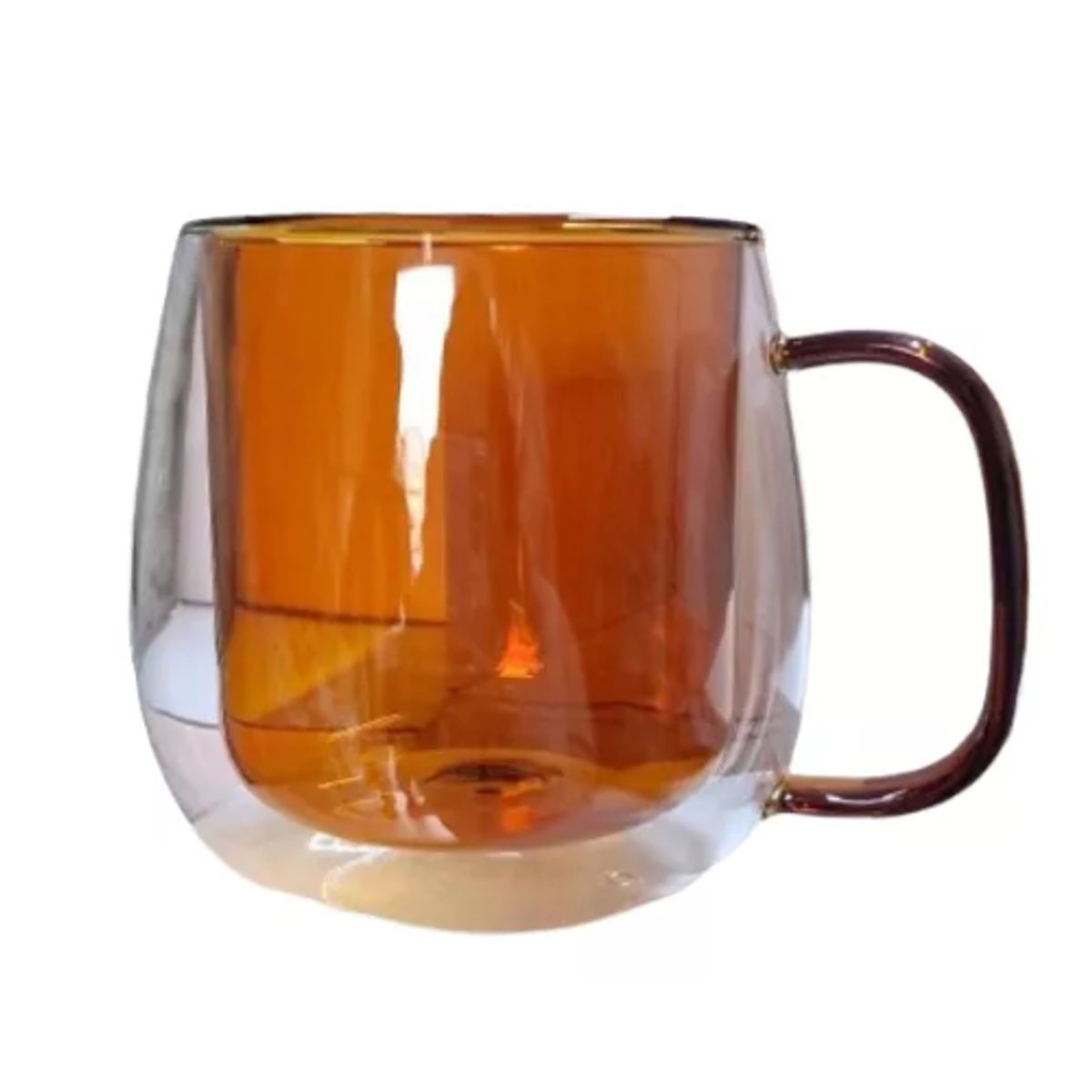 INSPIRA MARKET - Taza de Doble Pared Vidrio para Cafe tè x1 UND